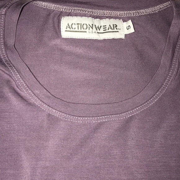 Women’s purple T-shirt actionware - Picture 3 of 3